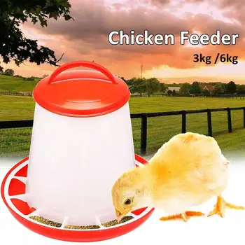 

Chicken Feeder Drinker Bottles Poultry Feed Water Waterer Automatic Drink Bird Grid