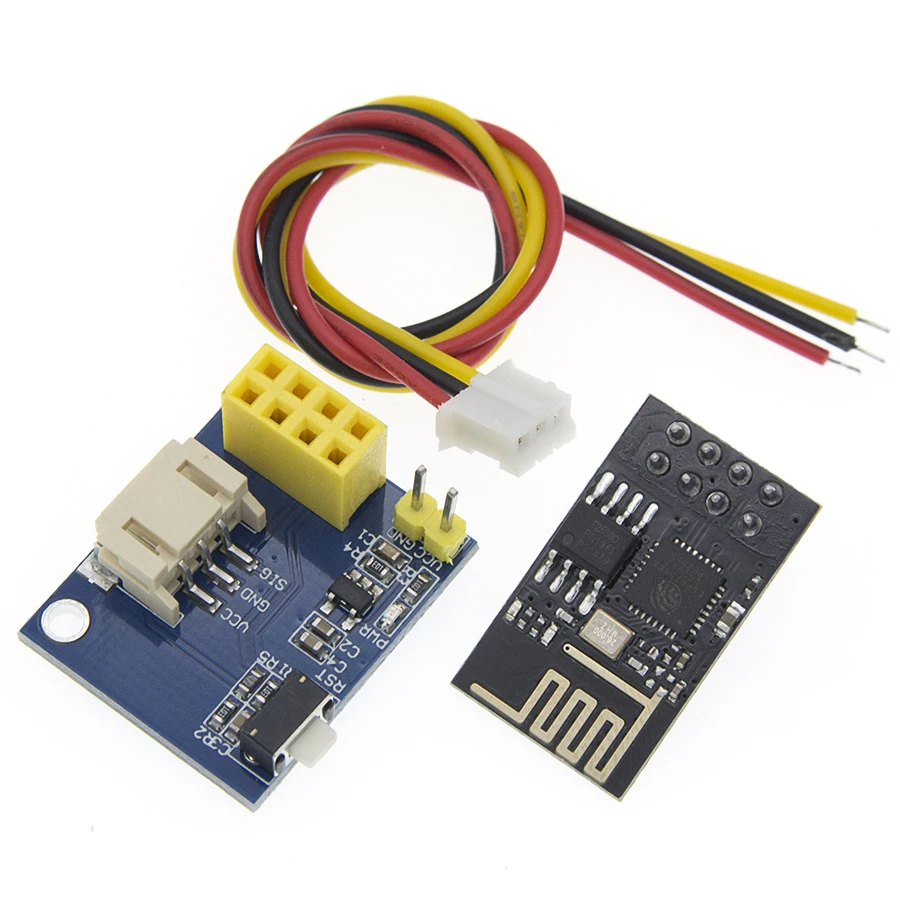 Хаки 10 шт. ESP8266 ESP-01 WS2812 RGB светодиодный модуль контроллера для IDE WS2812 светильник кольцо умный электронный DIY с разъемом - Цвет: Хаки