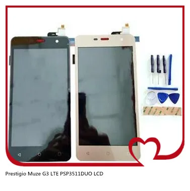Для Prestigio Muze G3 LTE PSP3511DUO lcd+ 3m наклейка запасные части