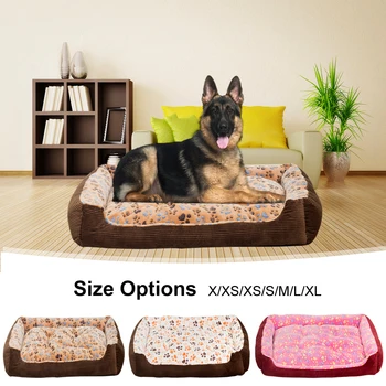

Kennel Dog Bed Mat Pet Dog Puppy Fleece Mat Winter Plush Bed House Waterproof Cloth Nest Mattress For Small Medium Large Dog