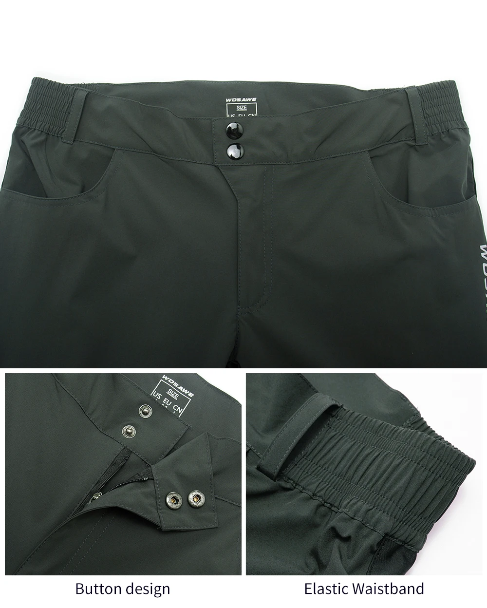 Мужские шорты для велоспорта WOSAWE летние спорта на открытом воздухе дождя