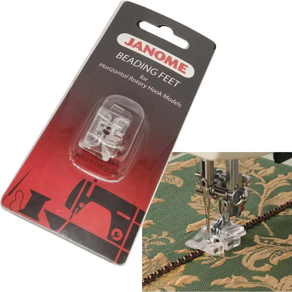 

Janome Top-Load - Beading Foot Set 200321006