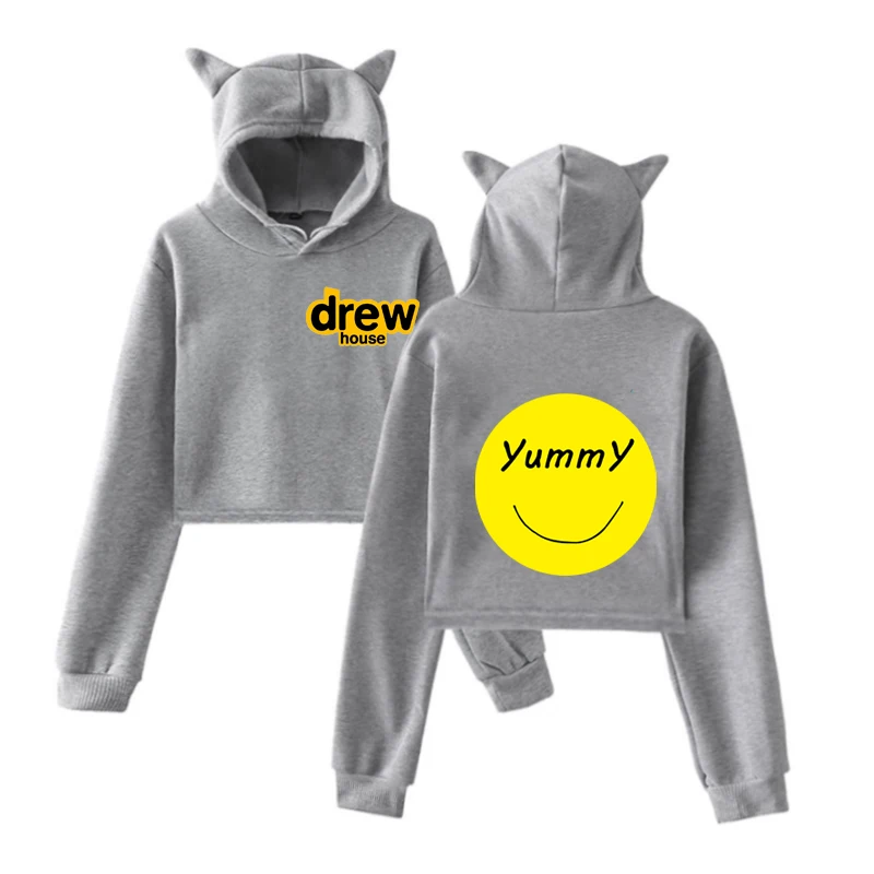 justin bieber cropped hoodie