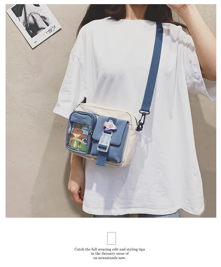 Harajuku Korean Style Bags | Korean Fashion Bag Crossbody