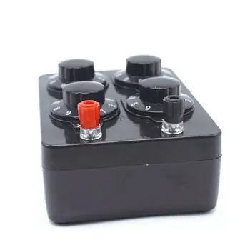 

0-9999 Ohm Simple Resistance Box Precision Variable Decade Resistor Teaching Instrument