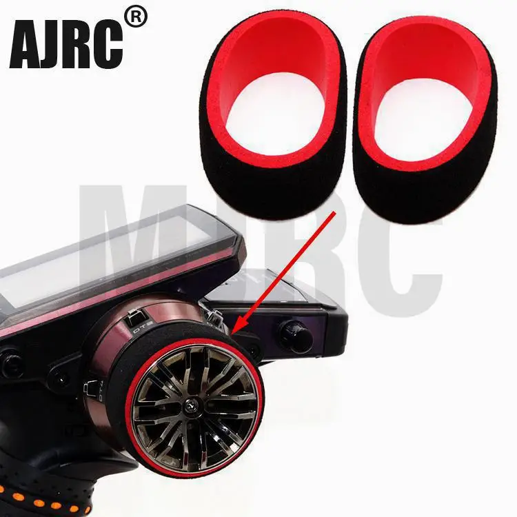 Traxxas Tqi Futaba 3pv 4pls 4pv 4px R 7px Prc X4 Fs 용 투톤 Rc 자동차 송신기 스티어링 휠 폼 그..