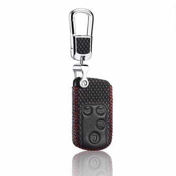 

luckeasy key cover for honda elysion 2012 2015 Car Key bag/case wallet holder genuine leather key3