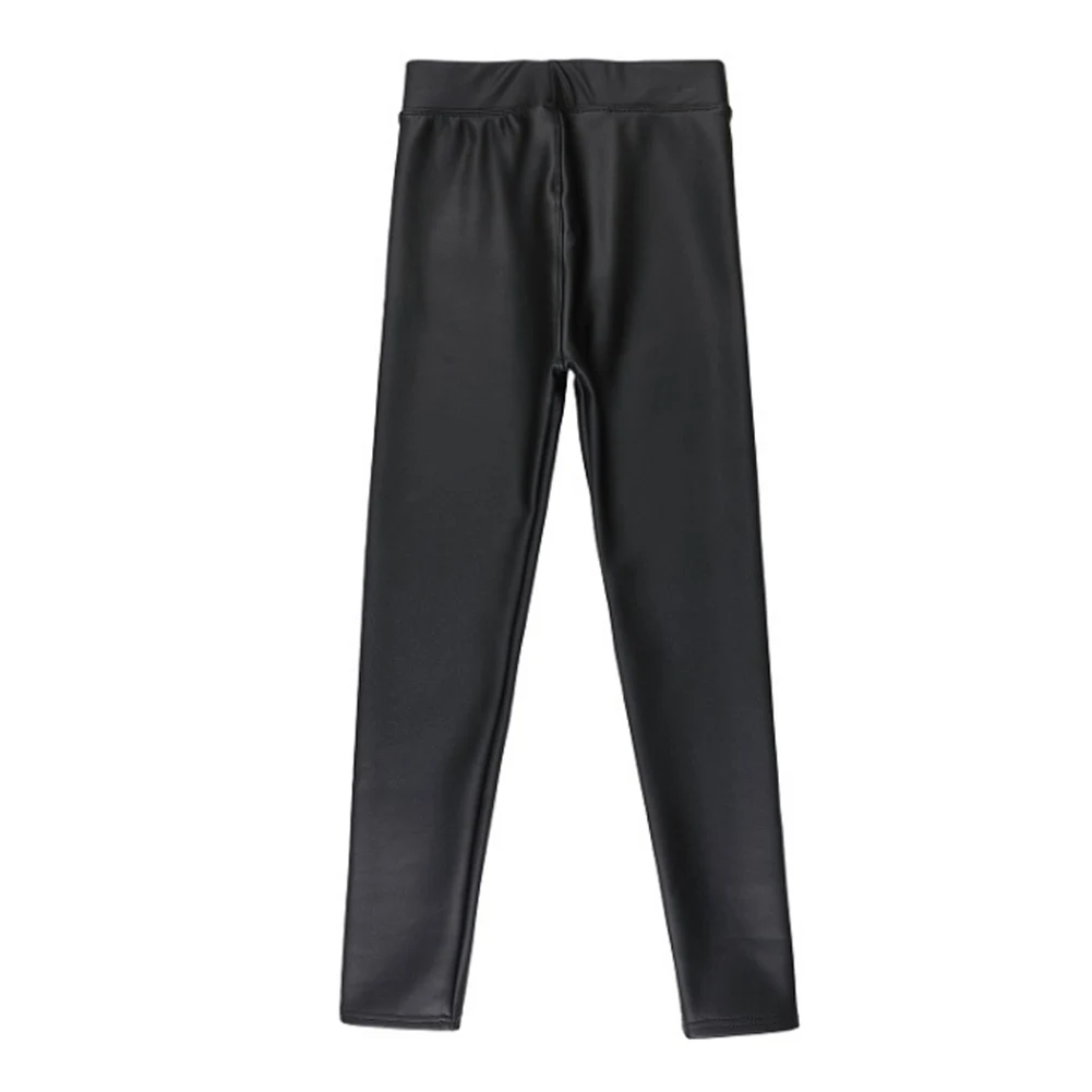 

Women PU Leather Shaper Leggings Thick Plush Stretch Pants Long Warm Trousers &T8