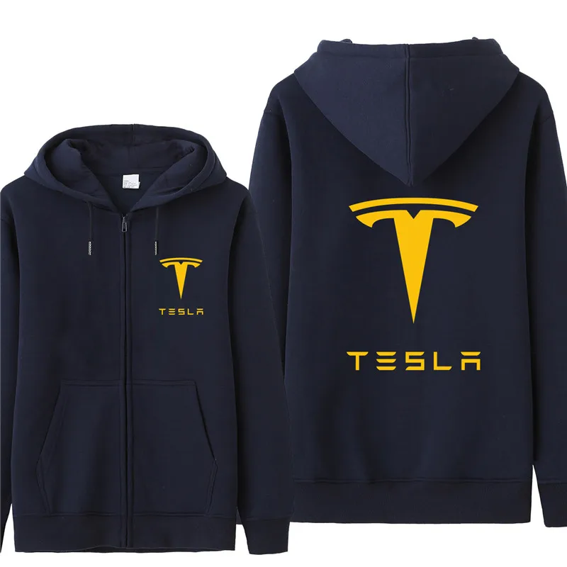 as picture Осенние толстовки с капюшоном «Tesla» мужские модные пальто флисовый пуловер унисекс мужская одежда - Цвет: as picture
