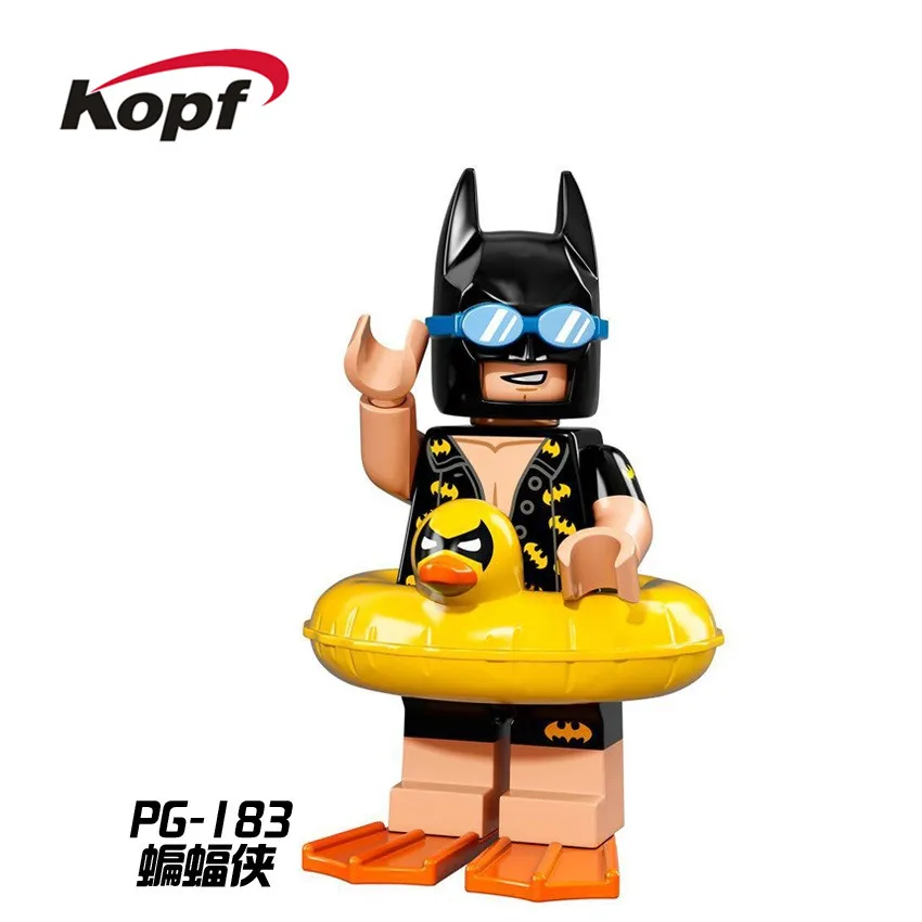 PG183 20Pcs No Box 20 шт. строительные блоки Супер Герои Джокер Женщина-кошка Робин и Ядовитый плющ календарь человек Харли Куинн фигурки для детей игрушки PG100 - Цвет: PG183 20Pcs No Box