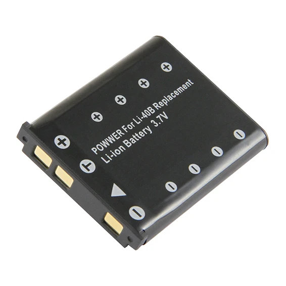 Серебро камень ножницы бумага 40042-мгновенной фото камеры батарея для LI-42B Olympus 740