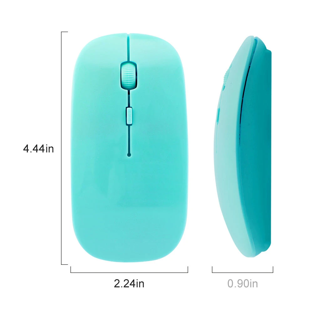 Беспроводная мышь, оптическая компьютерная мышь, эргономичная USB Mause, 1600 dpi, портативная ультра тонкая розовая Милая мышь для девочек, для ПК, ноутбука