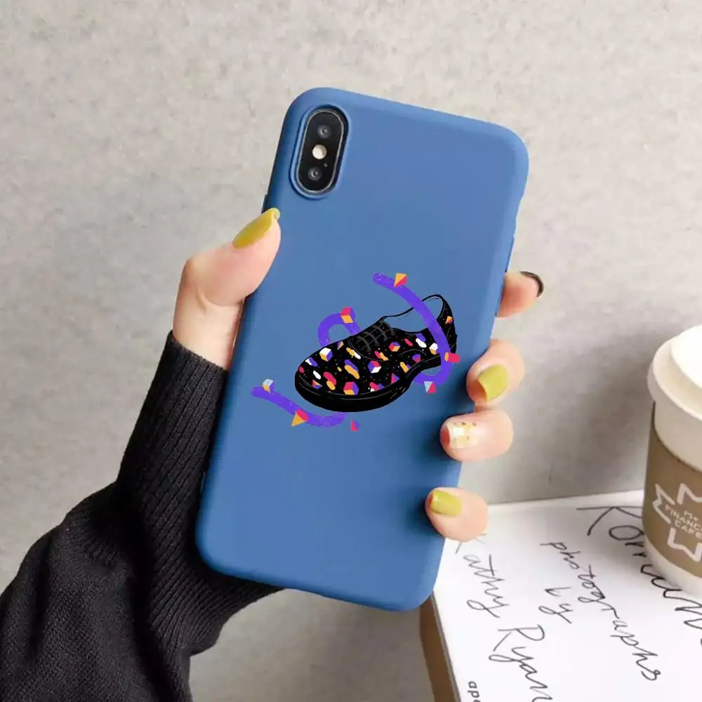 

Cartoon object Liquid silicone case for iphone x xr xs max 8plus 7plus 8 plus 7 Soft-Touch Beautiful waterproof Protective Cover