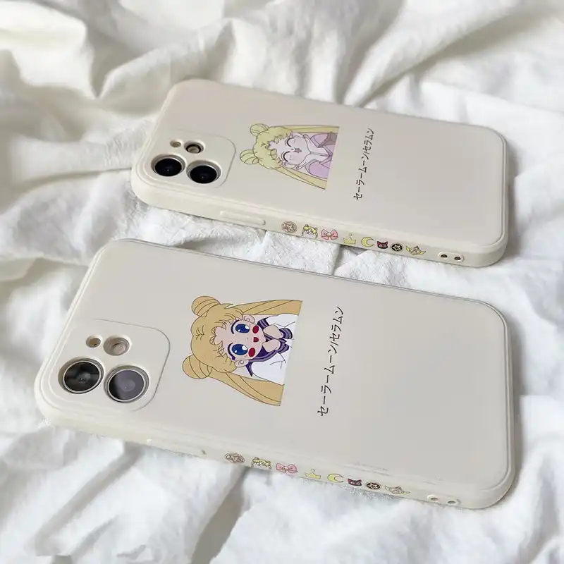 かわいい漫画美少女戦士セーラームーン電話ケースiphone 12 11 12ミニプロxs最大se Xr 8 7プラスマットアニメケースソフトシリコンカバー 電話用緩衝材 Aliexpress