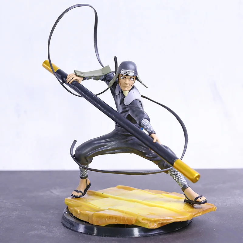 Наруто Shippuden Hokage Hiruzen Sarutobi статуя ПВХ фигурка модель игрушка фигурка