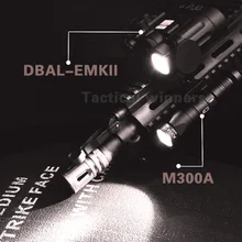 Элемент света DBAL-EMKII красный лазер, страйкбол M300A тактический фонарик, сильный свет minitorch