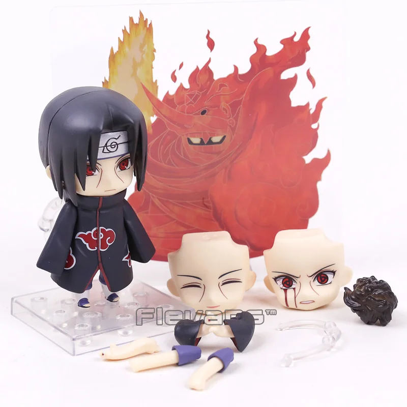 820 no box Nendoroid Naruto Shippuden Uchiha Sasuke 707 Uzumaki Наруто 682 хюуга Хината 879 Хатаке Какаши 724 ПВХ фигурка игрушка - Цвет: 820 no box