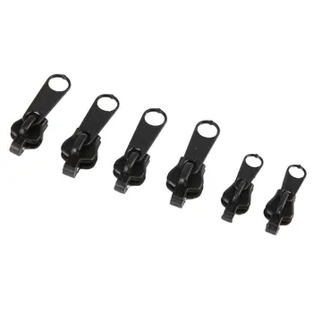 

Universal Zip Head Tools Repair Replacement Kit 6 Pieces Plastic Zipper Fixer Replacement accessories