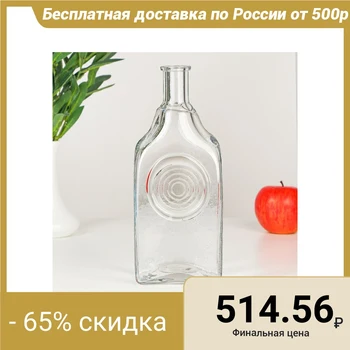 

Glass bottle "Tear", 1 l