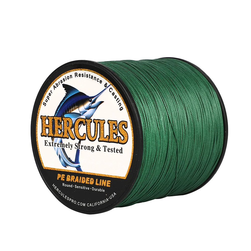 Hercules 12 Strands Braided Fishing Line Multifilament 10-420LB Super Pe Perch Lure 100M - 2000M Fishing Gifts for Men Supplies 3