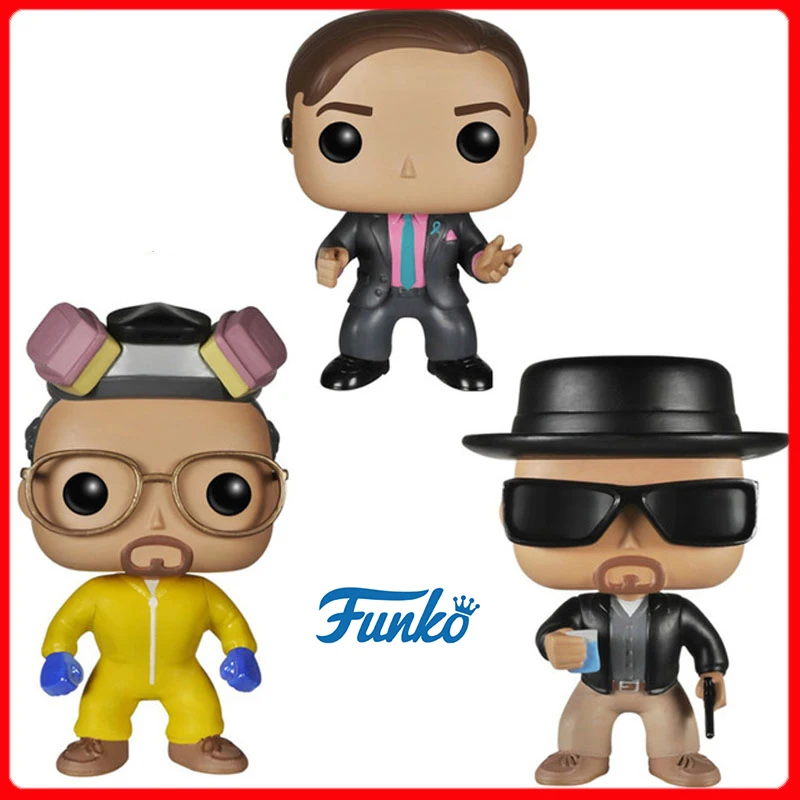Funko POP Breaking Bad HEISENBERG Сол Гудман виниловые фигурки brinquedos Коллекция Модель игрушки для детского подарка