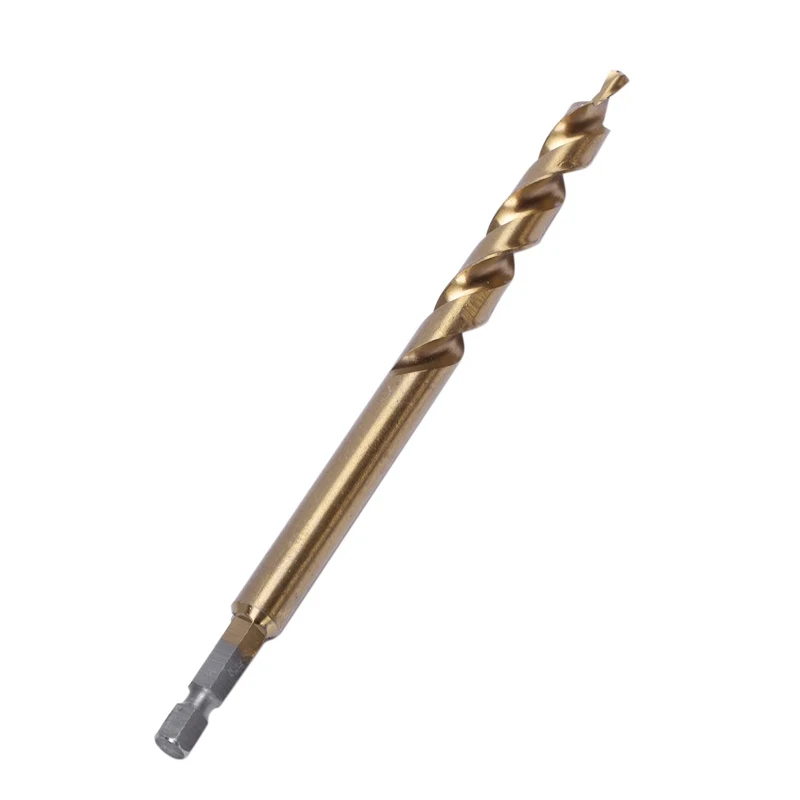 HLZS-2Pcs 1/4 дюйма шестигранное карманное сверло с хвостовиком+ 3/8(9,5 мм) Сменное сверло с поворотным шаговым сверлом с глубинами для Manua