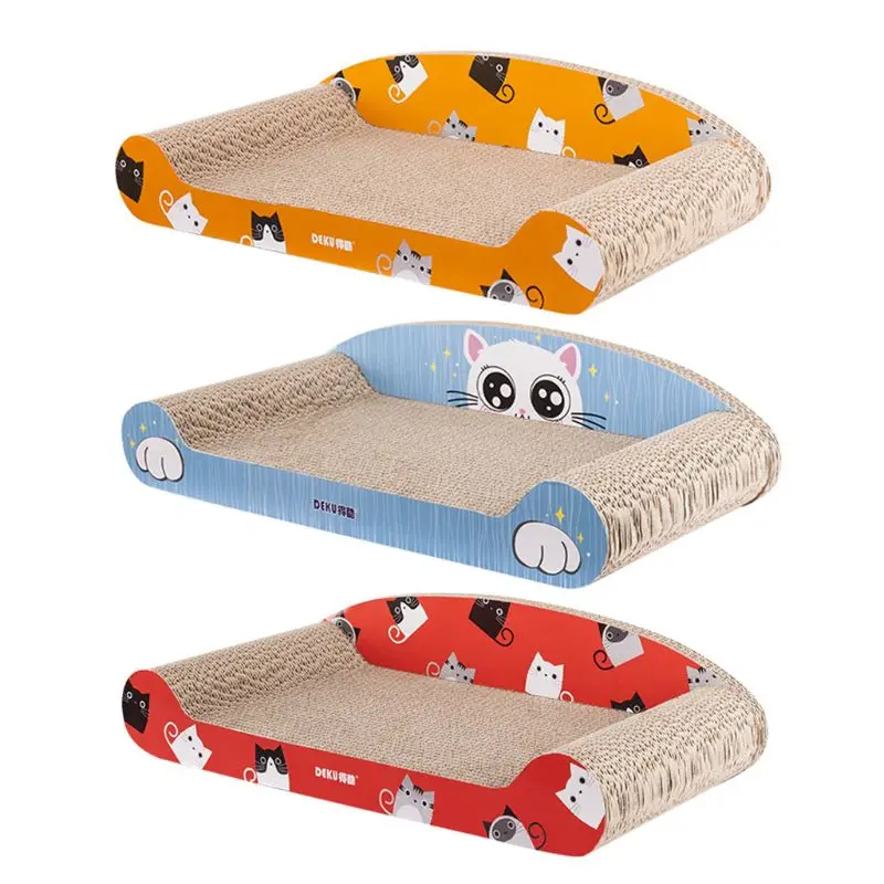 

Cat Scratcher Cardboard Bed Scratching Pad Sofa Couch Corrugated Cardboard Pet