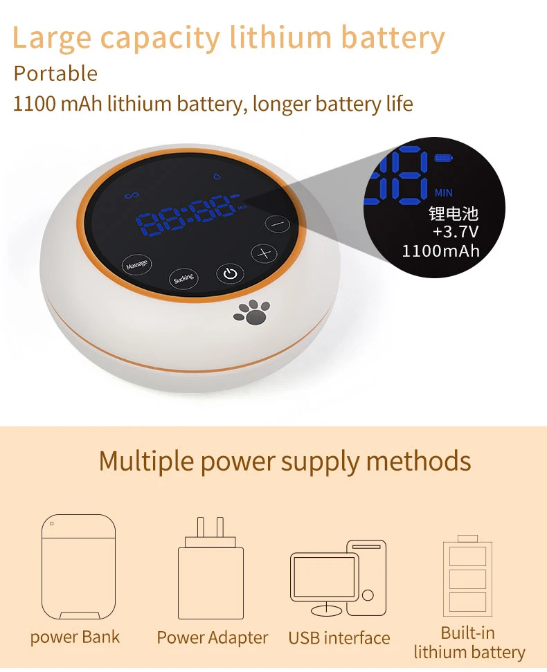 Cmbear, один электрический молокоотсос для грудного вскармливания, бутылочка, USB, для грудного вскармливания, светодиодный, вынимается, Elextric, для кормления молока