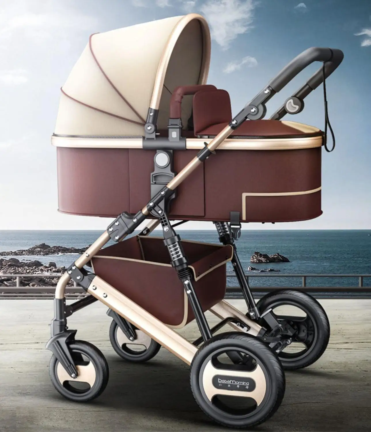  Yoya Foldable high landscape angle adjustable four-wheel damping stroller (Free Shipping in the mos