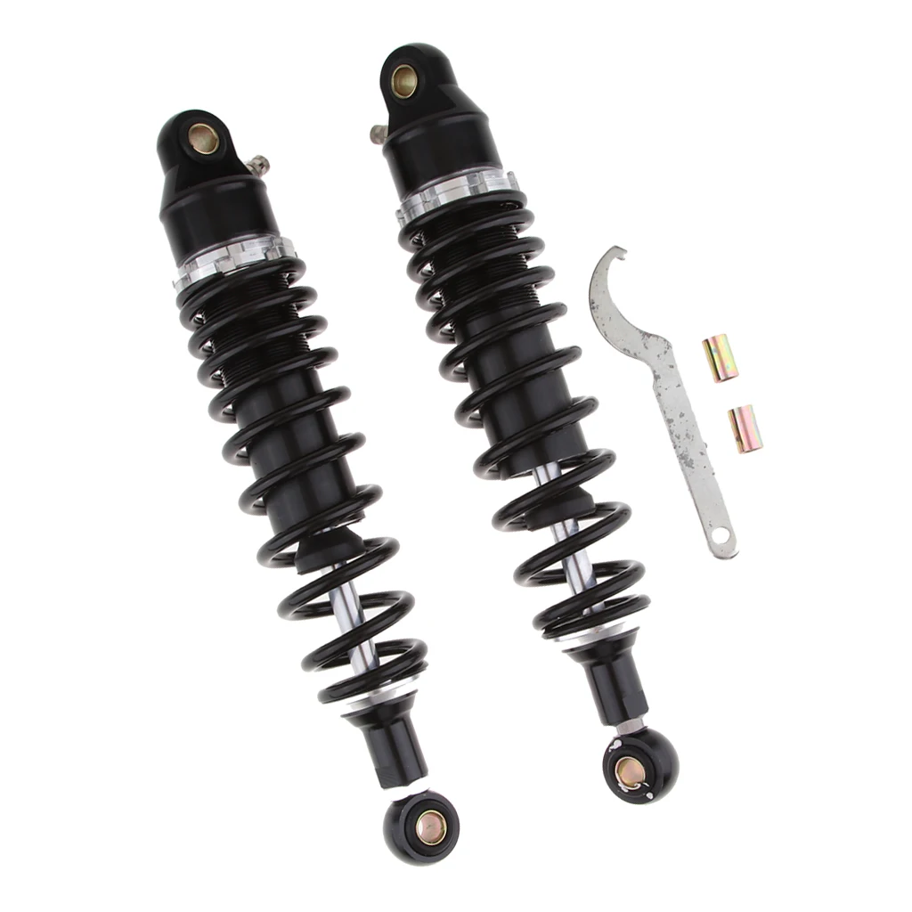 2 Pieces 320mm Motorcycle Dirt Bike Air Shock Absorber Rear Suspension