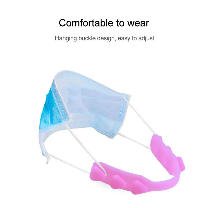 Маска для лица Веревка расширение Пряжка силикагель щит крючок предотвращает