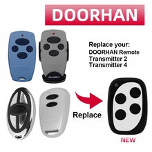 2019 compatível com doorhan transmissor 2/4 porta da garagem de controle remoto 433.92mhz barreira handheld abridor transmissor
