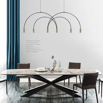 

luminaire deco maison crystal LED pendant lights restaurant hanging lamp