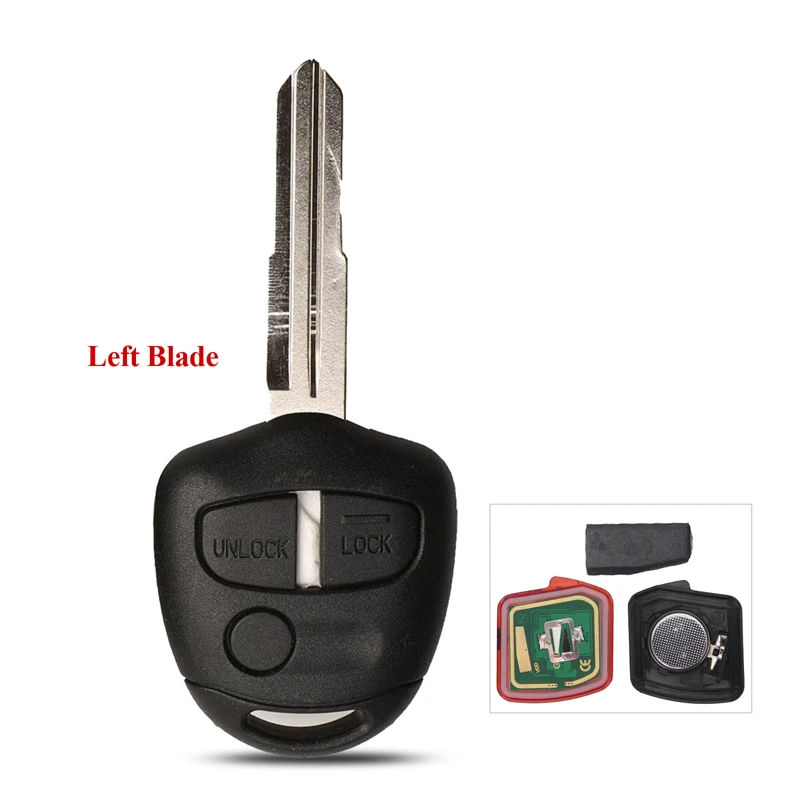 3 Buttons MIT8 Jingyuqin 2/3 кнопки автомобиля дистанционного ключа костюм для MITSUBISHI Outlander Pajero Triton ASX Lancer Shogun MIT8 MIT11 лезвие 433 МГц - Количество кнопок: 3 Buttons MIT8
