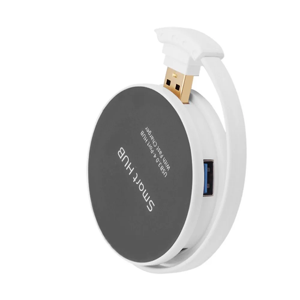 4 порта USB 3,0 концентратор разветвитель коммутатор с быстрым зарядным устройством для мобильных телефонов планшетов мышь клавиатура USB OTG кабель адаптер переключатель