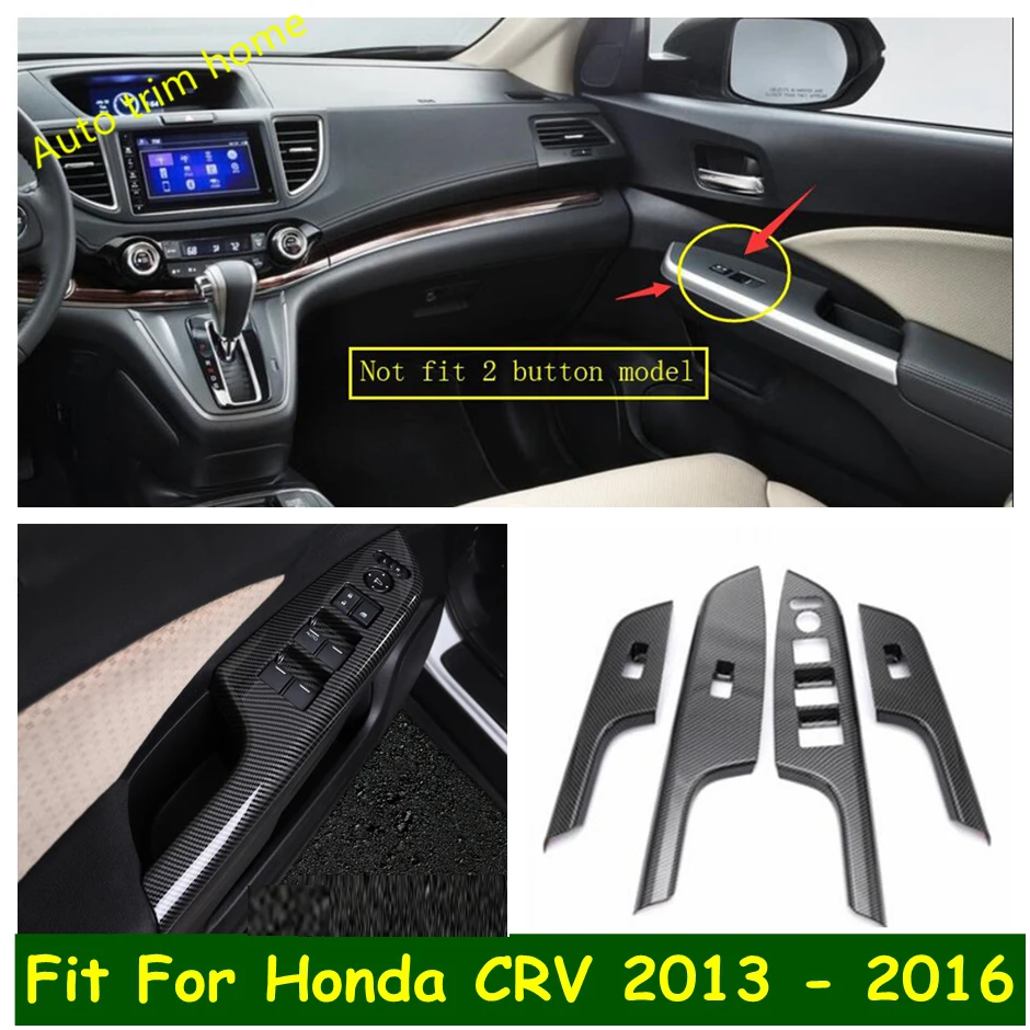 Накладка для внутренней двери стеклоподъемника панели Honda CRV CR-V 2013 2014 2015 2016