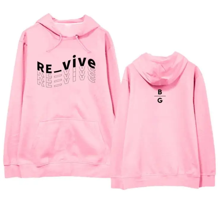 Kpop beg коричневые глаза девушки альбом re_vive же печать толстовка унисекс флис/тонкий пуловер Свободная Толстовка