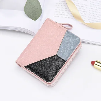 

New Style Women's Wallet Fashion Verticle Zipper Bag Multi-functional Wallet Embossed Leather Purse