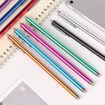 

1 PC Universal Metal Microfiber Touch Screen Devices Capacitive Stylus Pen for iPad Mobile Phone Tablet Drawing Pen