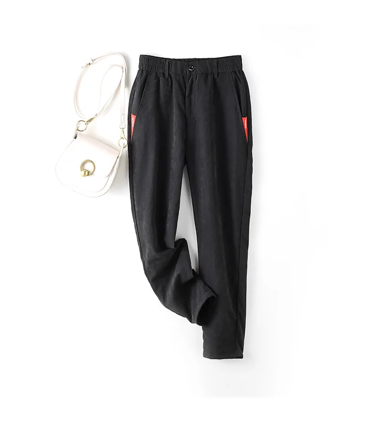 Plus Size Mom Straight Pants Summer High Waist Solid Cargo Pants For Women Pockets Loose Casual Trousers Oversized Bottoms P131 capris women