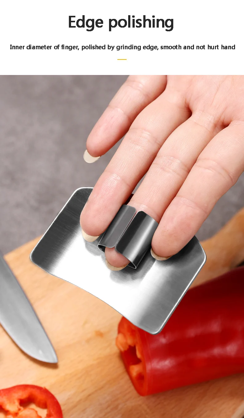 Кухонная утварь gadgetry из нержавеющей стали, защита для пальцев, набор для безопасности рук, кухонные приборы, инструмент для защиты рук