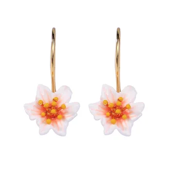 

Lotus High Heel Shoes Pick Flower Hook Earrings Fashion Jewelry Sieraden Joyas Jewellery Boucle D Oreille Earings Studs