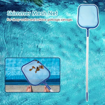

Multi-functional Swimming Pool Mesh Skimmer Practical Durable Classic Leaves Net Catcher Cleaning Tools Rake Accessories