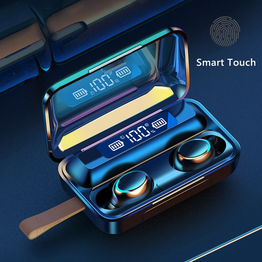 TWS-наушники Aimitek беспроводные с сенсорным управлением Bluetooth 5 0 Hi-Fi 9D стерео |