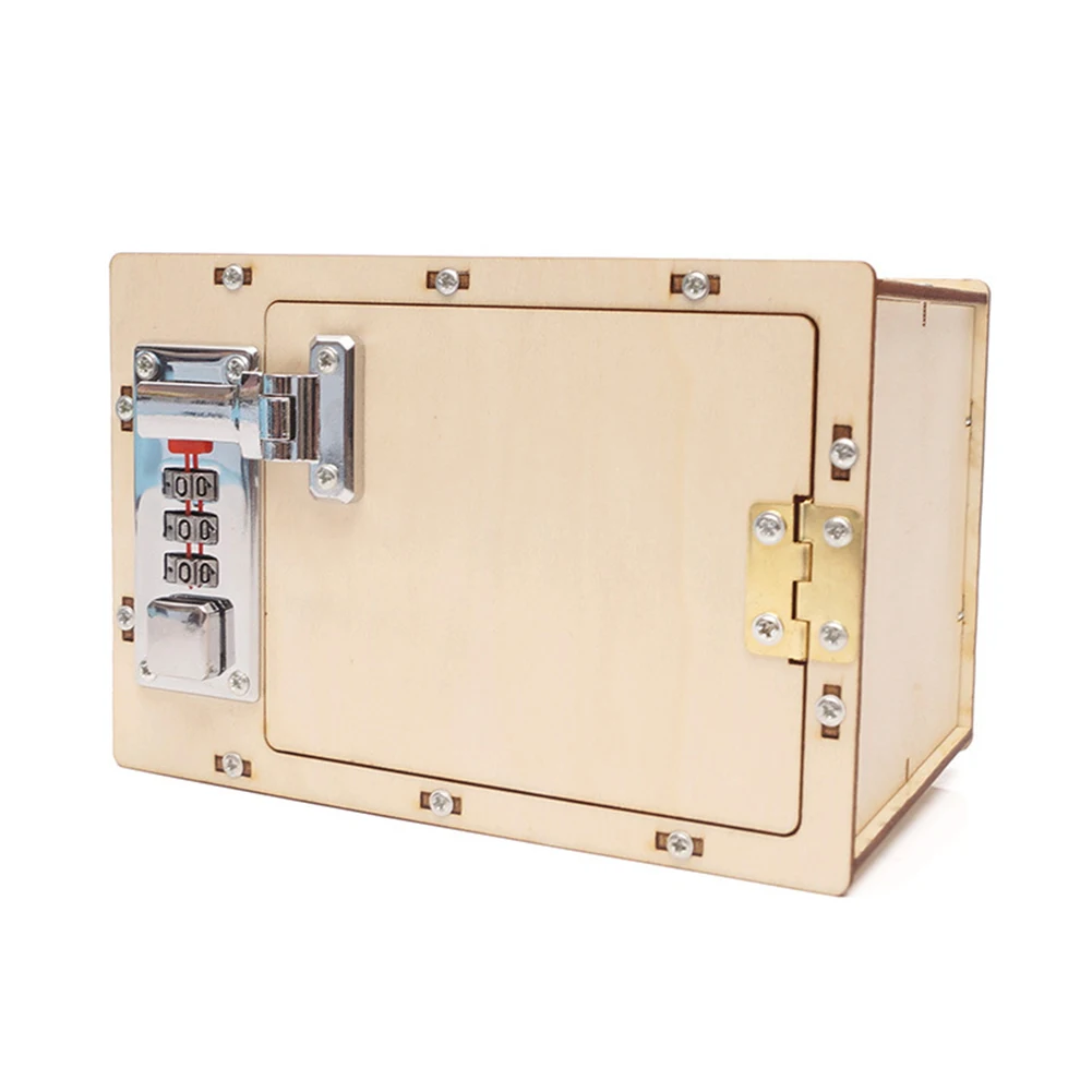 remarkable  DIY Mechanical Password Box Building Model Science Experiment Kit Education Toy New