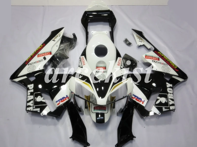 

4Gifts Injection mold New ABS Motorcycle Full Fairing Kit Fit For Honda CBR600RR 03 04 F5 2003 2004 Body set Black white