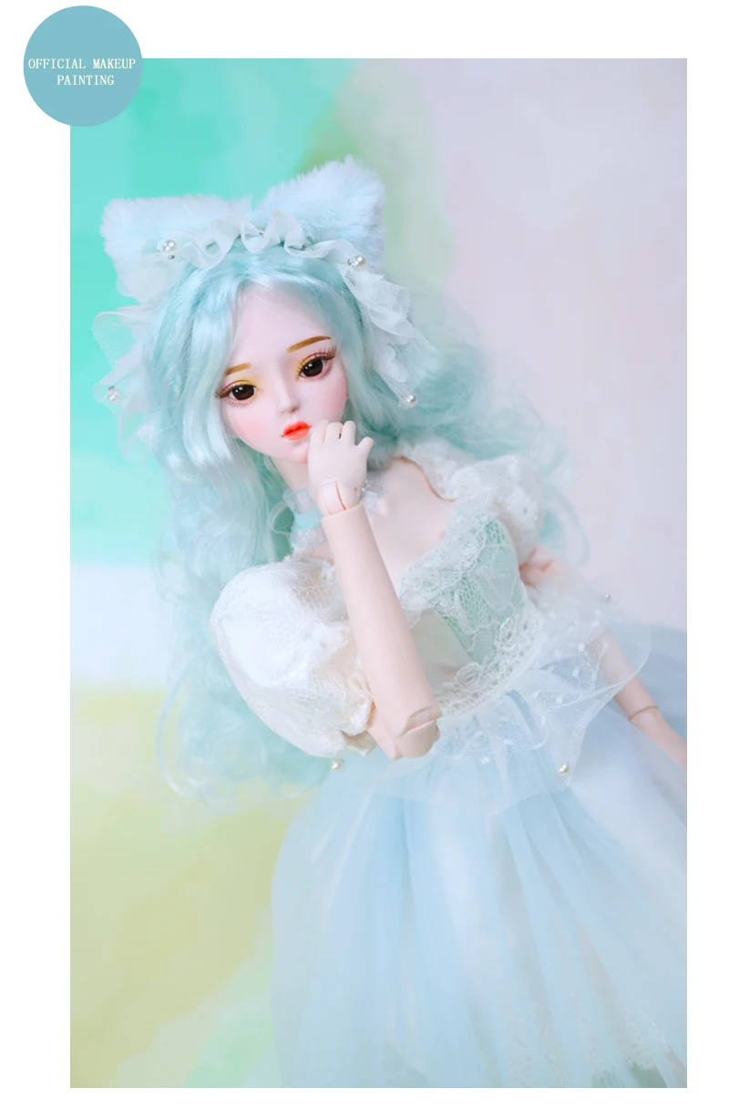 DBS 1/3 bjd кукла 62 см шарнир тела обувь и платье для куклы головной убор мечта фея SD