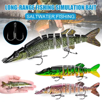 

Multi-section Fishing Lure Swimbait Bait Wobblers Fishing Lures For Saltwater And Freshwater Fishing Accessories Drop Shipping