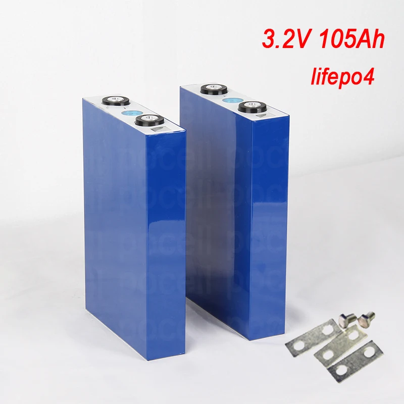4 шт. lifepo4 3,2 В 105Ah литиевая батарея, литий-железо-фосфат, нет 3,2 В 100Ah для diy12V 200Ah инвертор для хранения солнечной энергии