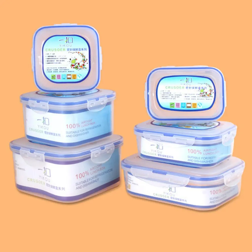 Микроволновая коробка для ланча, независимая решетка для детей, Bento box, контейнер для еды